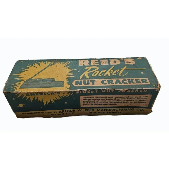 Old Reed's Nut Cracker Model-300 Original Box Made U.S.A 1950s Working Condition - Picture 4 of 16